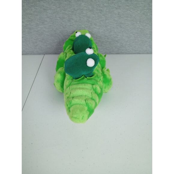 Crocodile with Frogs Plush Stuff Animal Alligator Green Toy Network 17 inch - Picture 5 of 11